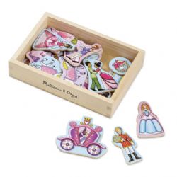 MELISSA AND DOUG - AIMANTS DE PRINCESSE MAGNÉTIQUE EN BOIS